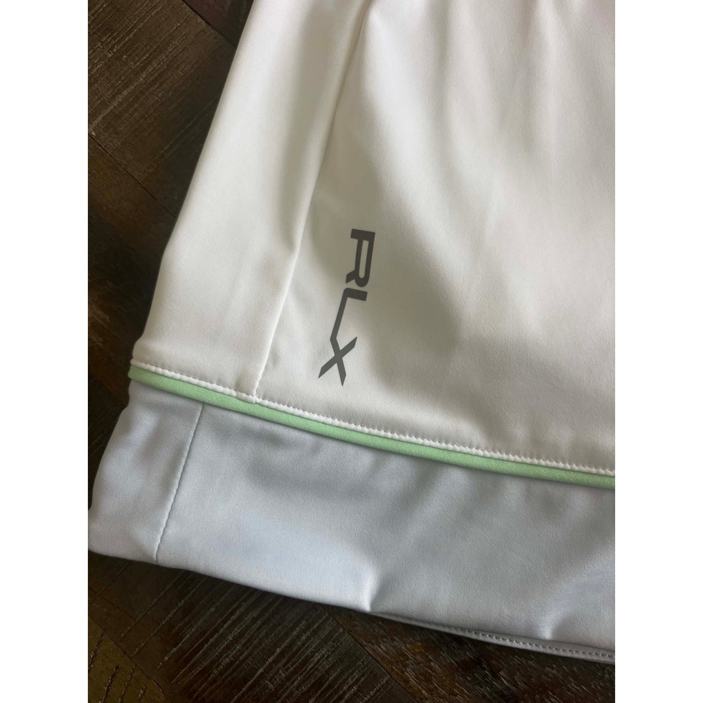 RLX Ralph Lauren Womens Golf Skort White Grey Mint Green Size S NEW 285935690002 - Picture 4 of 7
